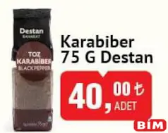 DESTAN KARABİBER 75 G DESTAN KARABİBER 75 G